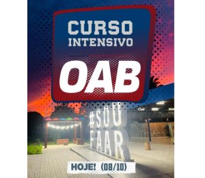 CURSO INTENSIVO PARA O EXAME DA OAB COMEÇA HOJE!!