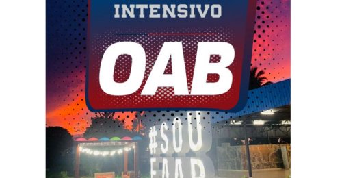 CURSO INTENSIVO PARA O EXAME DA OAB COMEÇA HOJE!!