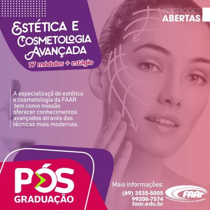 Pós-Graduação em Estética e Cosmetologia Avançada