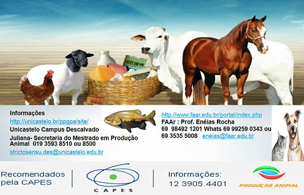 Mestrado em produção animal