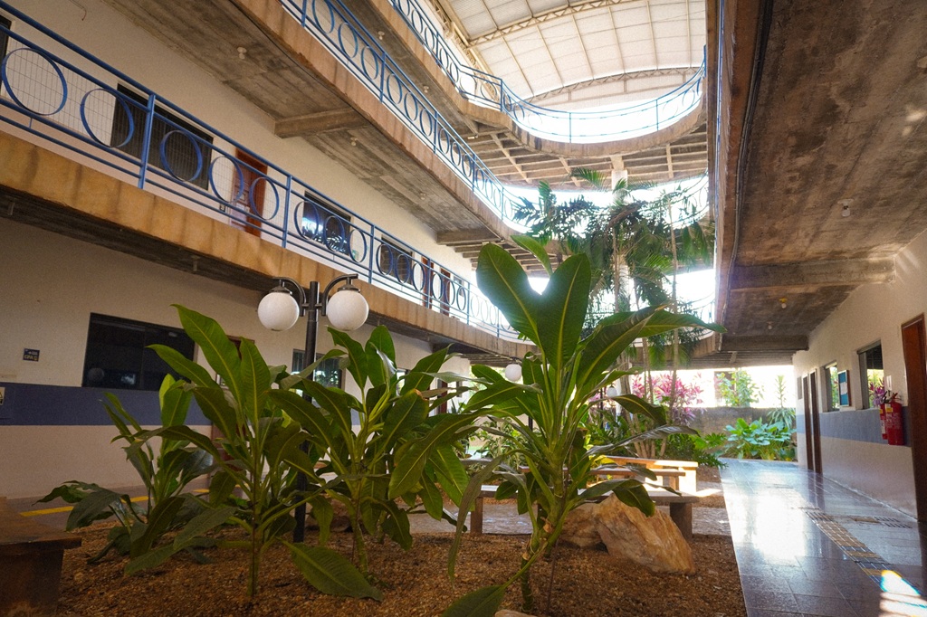 Salas de aula dos cursos de graduação